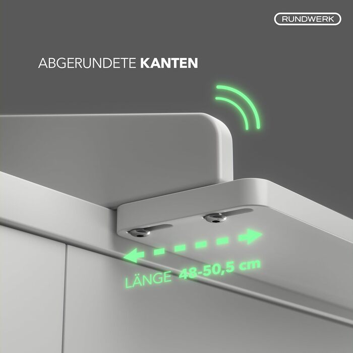 Пеленальний столик шириною 80 см для комодів ІКЕА Хемнес і Мальм - Глибина комода від 48-50,5 см - 80x75x13,5 см - білий - Безпечн