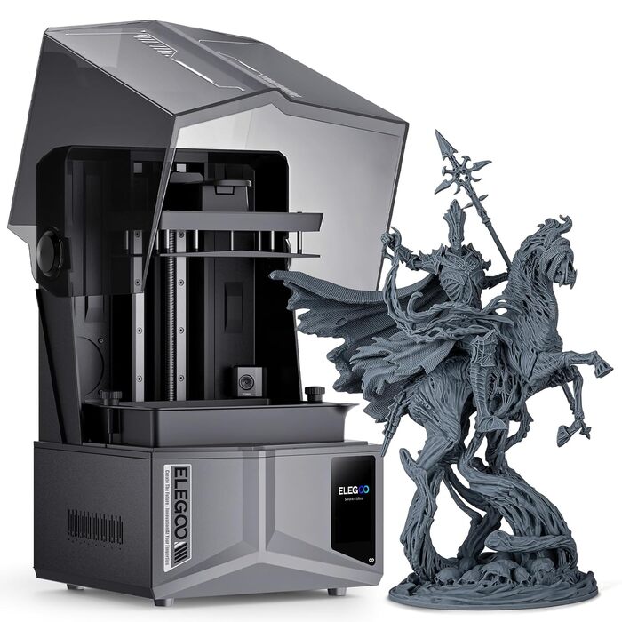 Принтер, 12K Mono LCD, висока швидкість друку 150 мм/год, нахил, камера AI, автоматичне вирівнювання, передача Wi-Fi, кришка Filp-