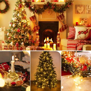 Акумуляторна батарея Kolpop 2 шт. и гірлянд, 12M 120 LED 8 режимів, провід з пультом дистанційного керування та таймером, водонепр