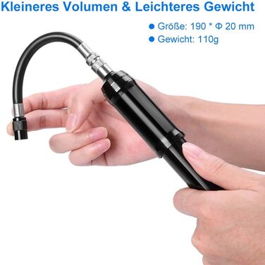 Міні-велосипедний насос Toptrek 260PSI, сумісний з усіма клапанами (Presta та Schrader), малий велосипедний насос для гірських велосипедів, шосейних велосипедів, електровелосипедів, гірських велосипедів