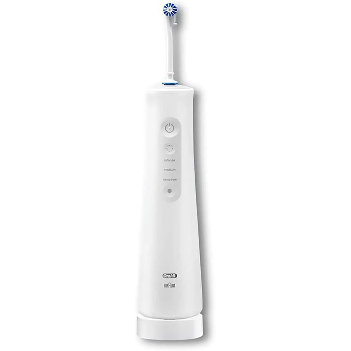 Електрична зубна щітка Oral-B iO Series 5 Plus Edition та акумуляторний іригатор для порожнини рота AquaCare 6, 3 змінні насадки, очищувач міжзубних щіток Matt Black Bundle з іригатором для порожнини рота