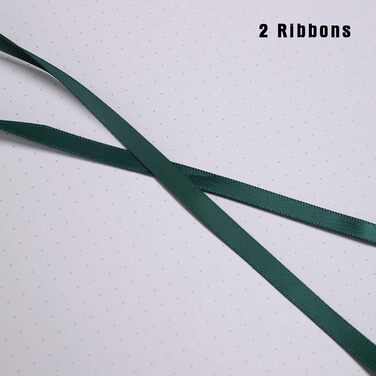 Блокнот TIEFOSSI Bullet Dotted, блокнот із точковою сіткою для жінок та чоловіків, тверда обкладинка зі штучної шкіри, щільний папір 160 г/м, 160 пронумерованих сторінок із золотими краями, 20,4 x 20,4 см, середньо-зелений