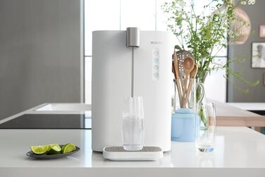Диспенсер для води BRITA yource pro top з 1 циліндром CO2 та 1 картриджем фільтра P 3000-S диспенсер для води для дому з блоком охолодження та газування для індивідуального насолоди питною водою