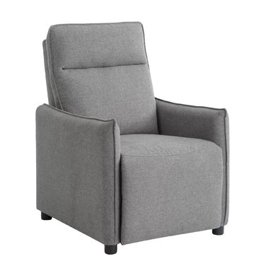 Крісло-реклайнер з регульованою спинкою, стильне темно-сіре крісло для відпочинку, крісло-реклайнер, крісло для телевізора, сірий поліестеровий дерев&39яний диван, шезлонг для вітальні, крісло для телевізора, диван для кінотеатру, 72 x 73 x 102 см