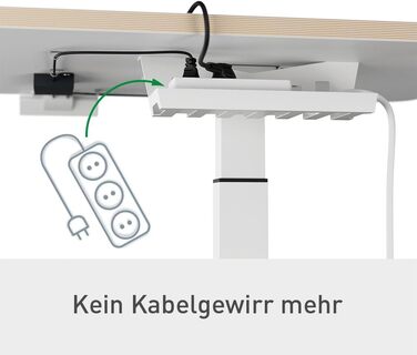 Електричний стіл Leitz Ergo для роботи сидячи/стоячи, компактний стіл для роботи стоячи з регульованою висотою, вантажопідйомність до 80 кг, з органайзером для кабелів, 80 x 60 см, для офісів та домашніх офісів, серія Ergo, білий, 65340001 пневматичне рег