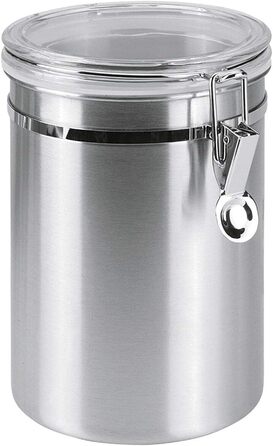 Контейнер для зберігання Metaltex 185312010 2.0 л INOX з акриловою кришкою, Кількість , 2 л