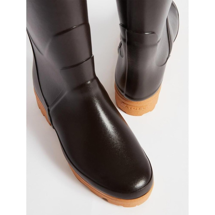 Чоловічі робочі гумові чоботи Aigle Chambord Pro 2 Iso, розмір 47 EU, коричневий колір 001