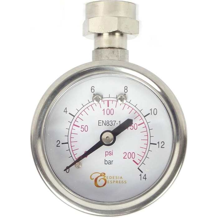 Манометр з портафільтром для вимірювання тиску заварювання для еспресо-машин