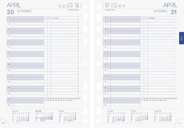 Щоденний календар БІЗНЕС (2025), 1 сторінка 1 день, А5, 408 сторінок