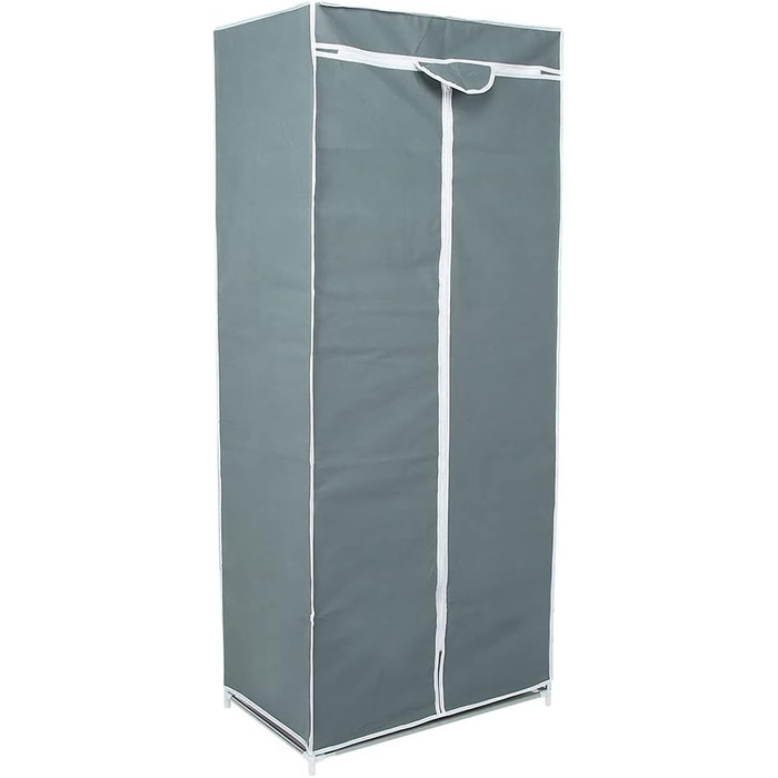 Тип на блискавці, неткане полотно, шафа, полиця, органайзер для зберігання, товстий, міцний, легкий, вологостійкий, для спальні, (сріблясто-сірий)