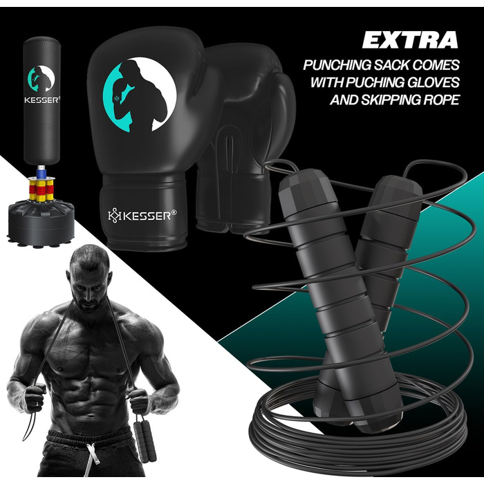 Набір боксерських груш для дорослих з боксерськими рукавичками скакалка, мішок для кікбоксингу, вільна боксерська груша для боксу