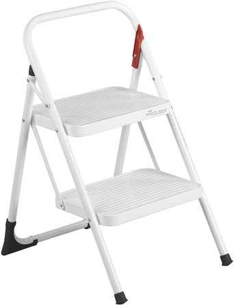 Драбина Rolser Taburete M/10 UNE 2 щаблі Blanco (MET003-1024)