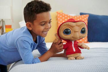 М'яка іграшка Mattel E.T. позаземний 40-річчя, плюшевий ET з підсвіткою та звуками, подарунок для колекціонерів, для дітей від 4 років, багатокольоровий