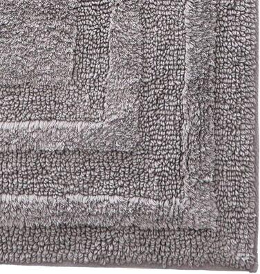 Килимок для ванної кімнати Eddie Bauer, м&39який бавовняний декор для ванної кімнати, суперпоглинаючий та швидковисихаючий, 100, хромово-сірий, 1&3910&39 x 5&39 (прямокутний) хромово-сірий 56 x 152 см (прямокутний)