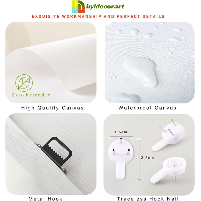 Туманний ліс Картини, полотно ліс і птахи в тумані Сучасне мистецтво Друк на стіні Прикраса стін Настінні фрески Вітальня Спальня