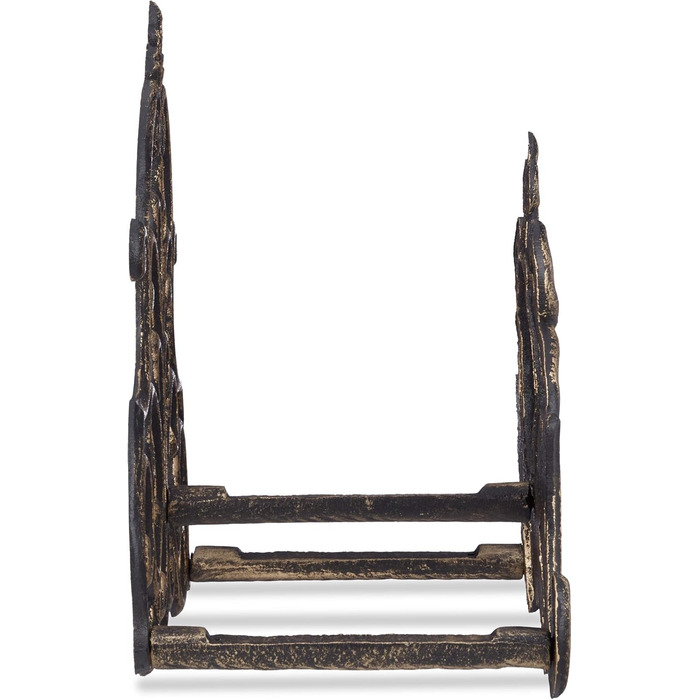 Тримач для садового шланга Relaxdays у вінтажному стилі, настінний, для 20м шланга, чавун, бронзовий колір