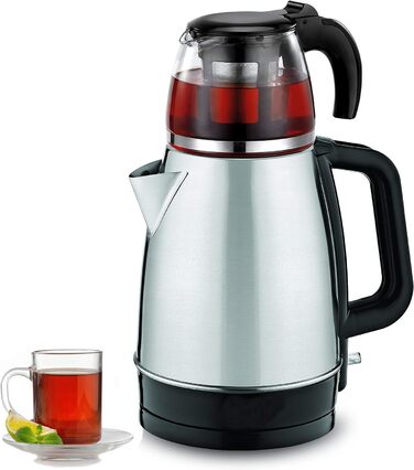 Чайник 100 без бісфенолу А 2200 Вт Захист від перегріву Фільтр від накипу Безпечне скло Виробник чаю Чайник Виробник чаю Чайник для води Чай