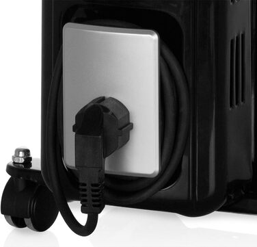 Масляний радіатор Orbegozo RN 1000, 5 секцій, 1000 Вт, LED-індикація, регульований термостат, відсік для кабелю, ролики