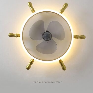 Сучасні стельові вентилятори з підсвічуванням, плоскі, закриті стельові вентилятори, невидимі, безшумні стельові вентилятори з під