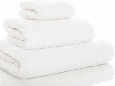 Гостьовий рушник (30,5 х 50,8 см, білий, 100 єгипетська бавовна Giza, 800 г/м, елегантні банні рушники для тіла та обличчя, м'які