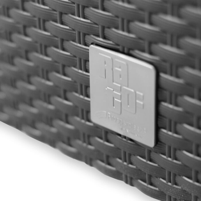 Каструля-таймер на 26,6 л зі вставкою 26,5 x 26,5 x 50 см, антрацитового кольору, чорна одинарна