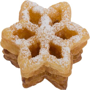 Вафельна пекарня Westmark, з 3 мотивами, з буклетом рецептів, розмір форми 7 9 см, сталь/дерево, сріблястий/світло-коричневий, 32242260