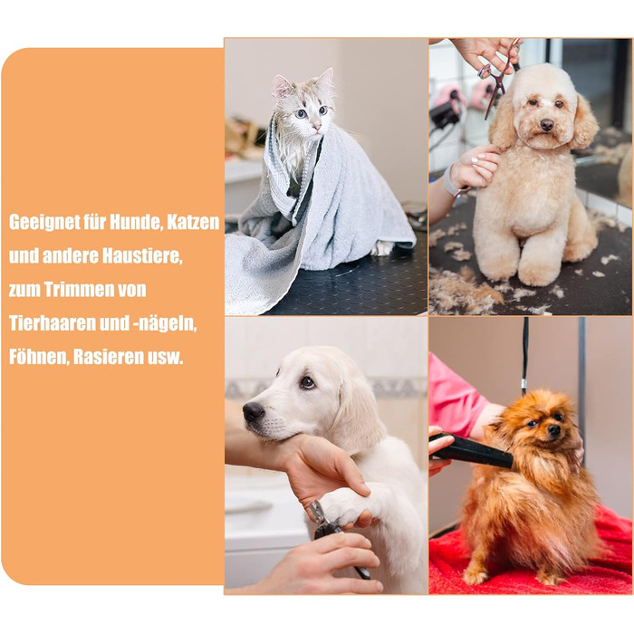 Стіл для грумінгу собак LARS360, стіл для грумінгу собак, стіл для купання собак, стіл для грумінгу пуделів, стіл для стрижки собак - регульована висота, нековзне покриття, вантажопідйомність до 100 кг (великий розмір) 113 x 60 x 76 см