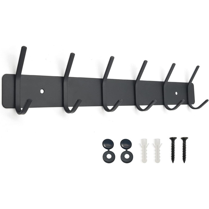 Гачки для верхнього одягу SYPEN настінні, вішалка металева, настінна вішалка з нержавіючої сталі, вішалка з гачками для одягу, віш