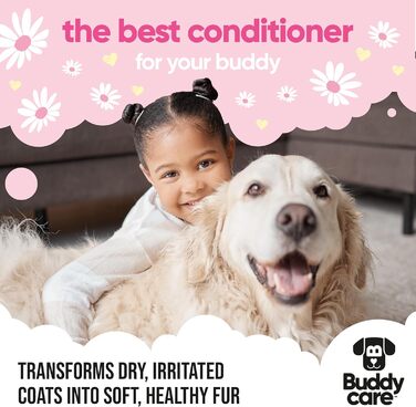 Дитячий кондиціонер для собак Baby Fresh від Buddycare - 500 мл - Ароматизований кондиціонер з пудровим ароматом, з алое вера та провітаміном B5