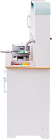 Дитяча кухня VEVOR 24 предмети, Ігрова кухня з підсвічуванням, звуками, дитяча кухня з морозивницею, духовкою, мийкою, мікрохвильо