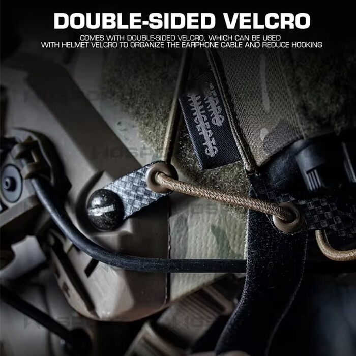 Тактична комунікаційна гарнітура TS TAC-SKY (без шумозаглушення), перемикання лівого та правого мікрофонів, силіконові амбушури (HD-14-A-BLK)