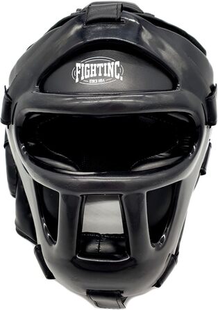 Захист голови, щиток для обличчя, шолом для крав-мага, SV, з сіткою для самооборони, захист обличчя, боксерський шолом, носовий захист, спаринг, чоловіки, жінки, S/M, чорний