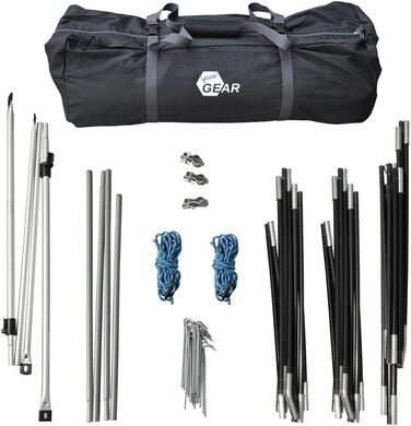 Ваш GEAR Автобусний тент Rimini 300 Дорожній тент для автобусів і мікроавтобусів, включаючи намет, підлогу, автомобільний тунель,