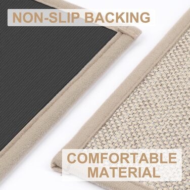 Килимок для входу LEKEEPGO для приміщень 43 x 75 см, нековзний килимок для приміщень, килимок для вловлювання бруду, тонкий килимок для приміщень, абсорбуючий килимок для входу, килимок для очищення, килимок для входу для приміщень, хакі 43 x 75 см