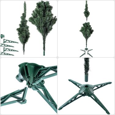 Штучна ялинка з підставкою 155 см KADAX