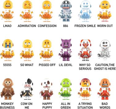 Космічна Моллі 100 Емодзі серія Фігурка Аніме Фігурки Колекційні Фігурки Колекційна Мистецтво Іграшка Фігурки Подарунок 100 Емодзі 22,9 сантиметра