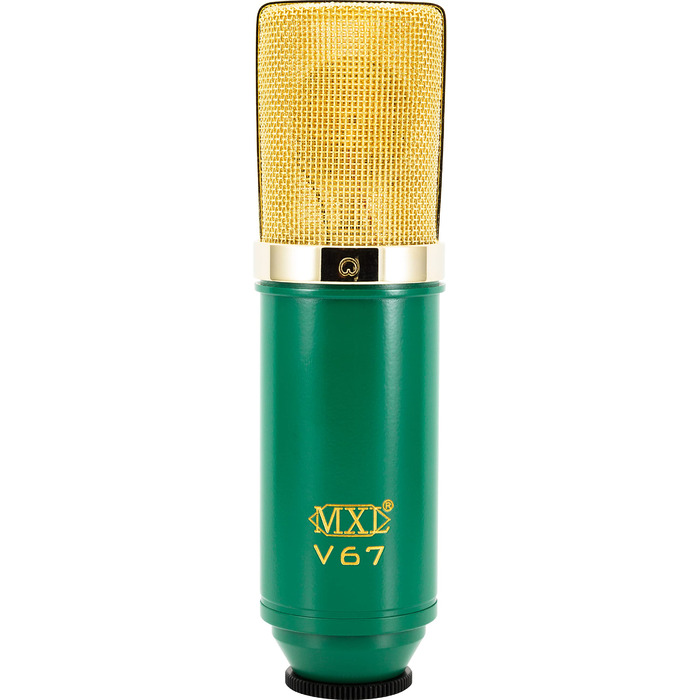 Конденсаторний мікрофон MXL V67G з великою діафрагмою, зелений / золотий
