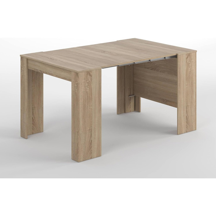 Розкладний обідній стіл Compton, розкладний стіл з багатофункціональними подовжувачами, розкладається до 10 місць, 51/237 x 90 x 78 см, дуб