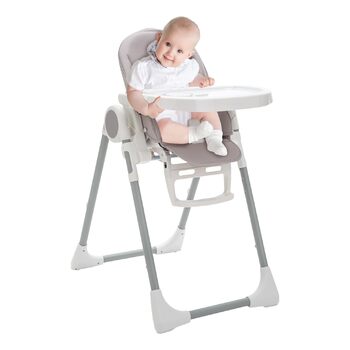 Сулено - стільчик для годування LOVIS, регульована підніжка та піднос, ремені безпеки та протиковзкий обмежувач, функція нахилу, к