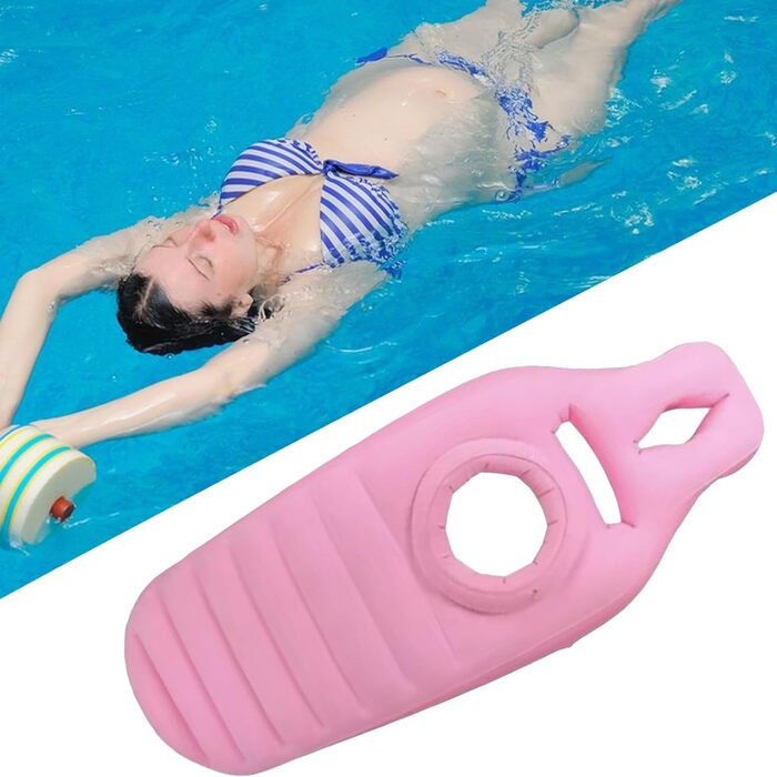 Плаваючий надувний шар для басейну Плаваючий шар для вагітних з отвором для живота розслабляючий пляжний шезлонг для вагітних, товсте ПВХ-покриття, протиковзкий плавучий шар для засмаги з отвором для живота для жінок, для заднього двору