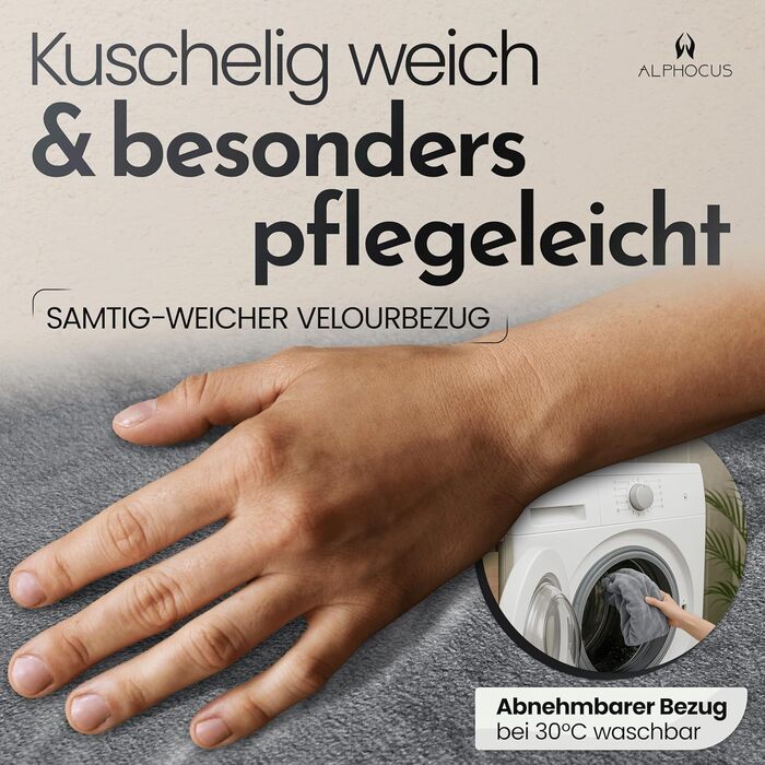 Подушка для спинки ліжка з інтегрованою подушкою з вишневих кісточок - подушка для читання 2 в 1, подушка з підігрівом, ергономічна подушка для спини - подушка у формі книги для комфорту та відпочинку