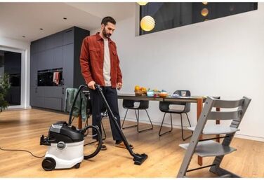 Миючий пилосос Krcher SE 5, багатофункціональний продукт 3-в-1, для килимових покриттів і твердих підлог, зручна система з 2 бакам