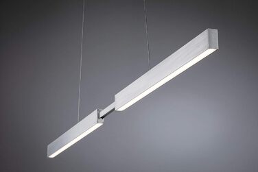 Розумна підвісна LED-лампа Paulmann SmartHome Zigbee Aptare, 18 Вт, 2700 К, метал, шліфований алюміній, стельовий світильник