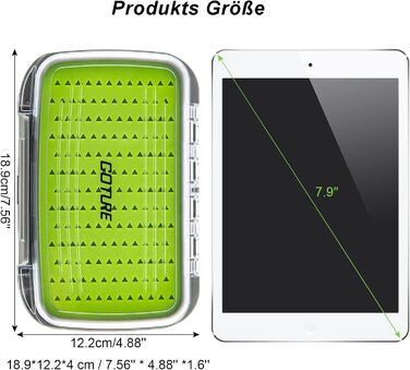 Ящик для риболовних снастей Goture, ящик для дрібних деталей для риболовлі, ящик для риболовних снастей, ящик для приманок, чохол для рибальської коробки, ящики для рибальських аксесуарів, ящик для рибальських снастей для м&39яких пластикових приманок, во