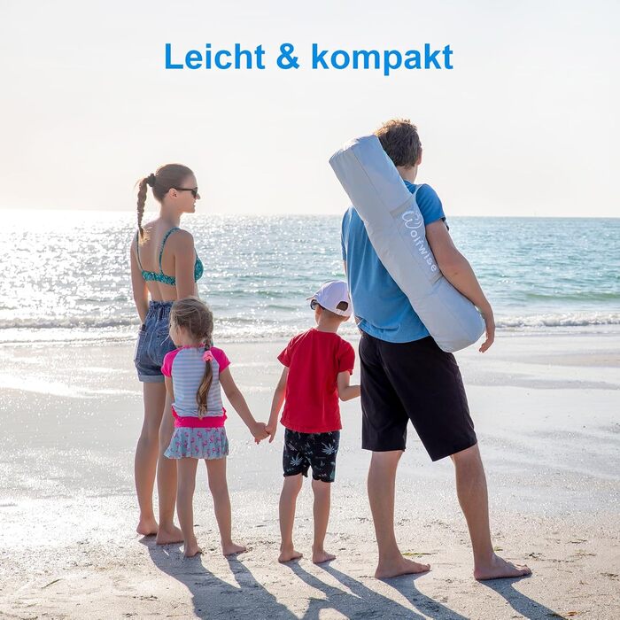 Пляжний намет WolfWise з функцією швидкого встановлення для 3-4 осіб захист від ультрафіолету 50, водовідштовхувальний, приватний простір із дверима на блискавці та сітчастими вікнами, портативний пляжний намет для сім&39ї та кемпінгу, м&39ятно-зелений, 3