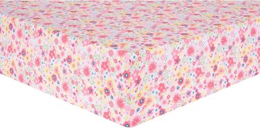 Комплект дитячої постільної білизни Sammy & Lou Floral Sprinkles для дівчаток, 4 предмети, в т.ч. ковдра, простирадло, підодіяльни