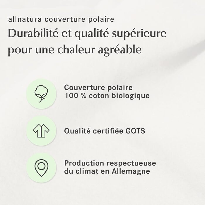 Великий пухнастий бавовняний плед allnatura Cotona-Double 140x200 см сірого кольору, зроблено в Німеччині - екологічний плед для дивана 100 органічна бавовна - плед, який можна прати в пральній машині, плед для дивана сірого кольору, двосторонній вигляд