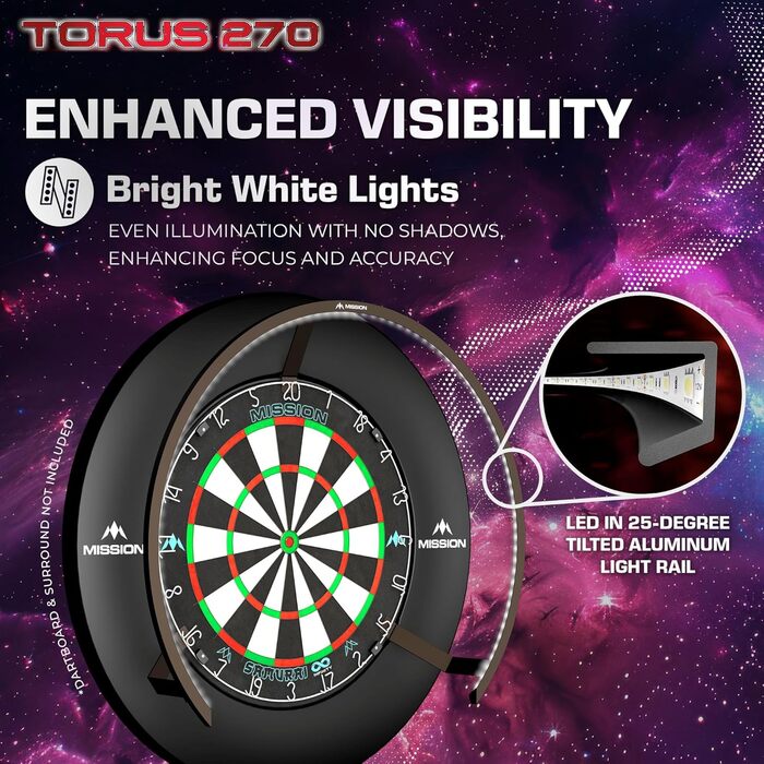 Світлодіодна система освітлення Mission Darts TOR270 Torus 270