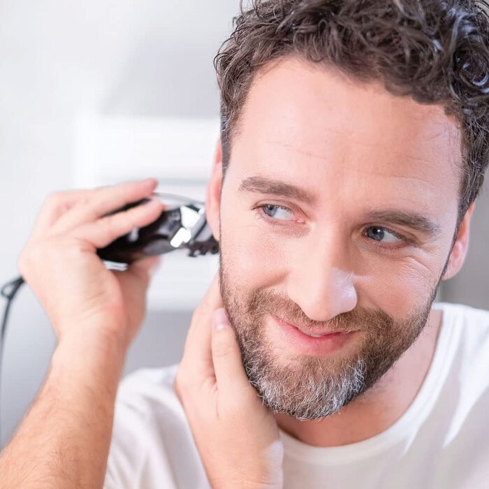 Машинка для стрижки волосся Wahl Home Pro, повний набір для стрижки волосся, чоловіча дротова машинка для стрижки волосся, машинка для стрижки волосся для чоловіків, стрижки своїми руками, стрижка волосся вдома, чоловіча бритва для голови