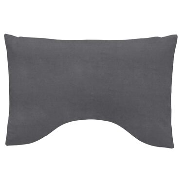 Подушка для сну, в&39язкопружна подушка з піни з пам&39яттю форми, ергономічна подушка для підтримки шиї, м&39який чохол з мікроплюшу, виготовлено в ЄС, сертифіковано Oeko-Tex, 40 x 60 x 13 см, сірий